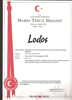 Lodos Baca Şapka Tescil