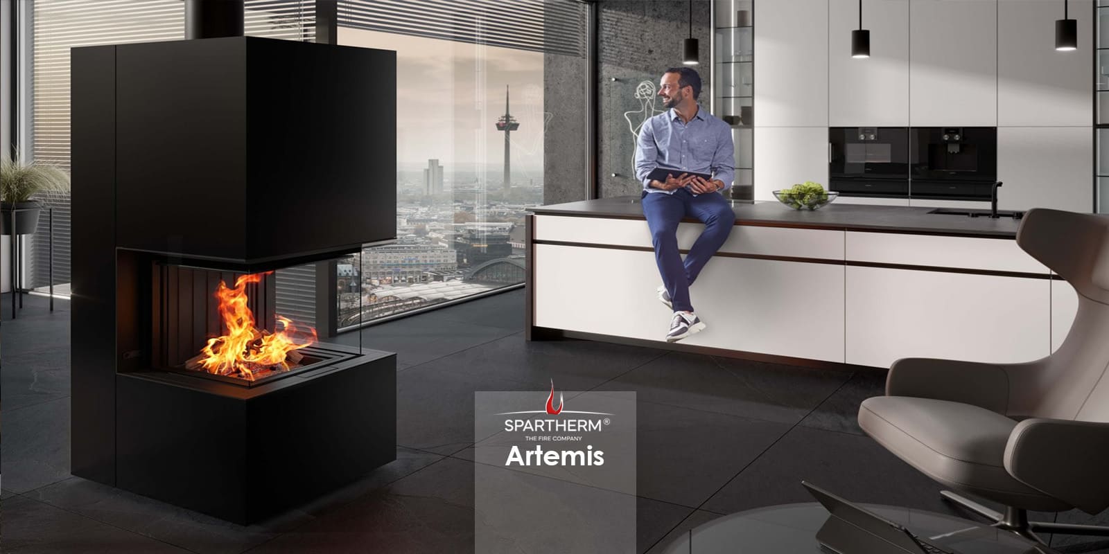 Artesmis Odunlu Şömine 
