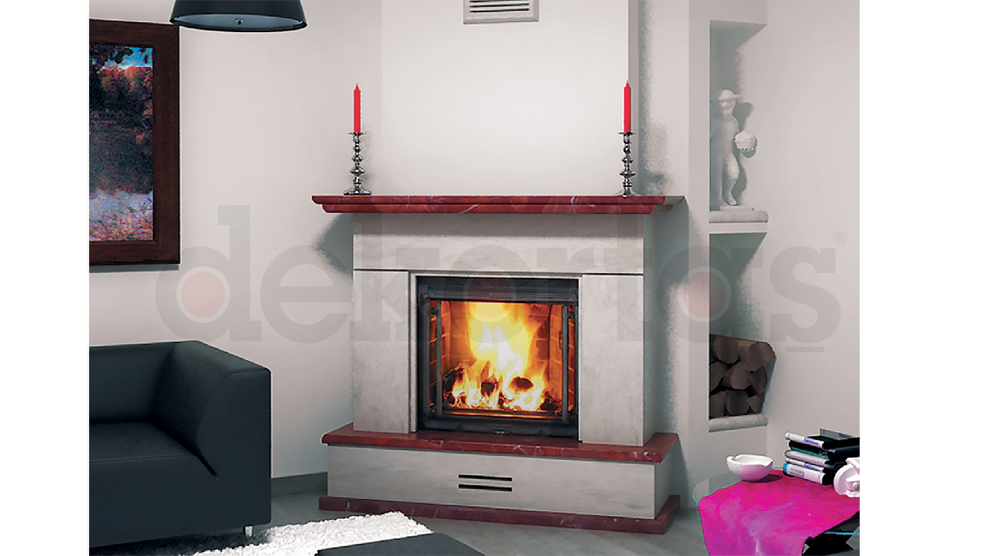 Model 145 Odunlu Şömine Modeli
