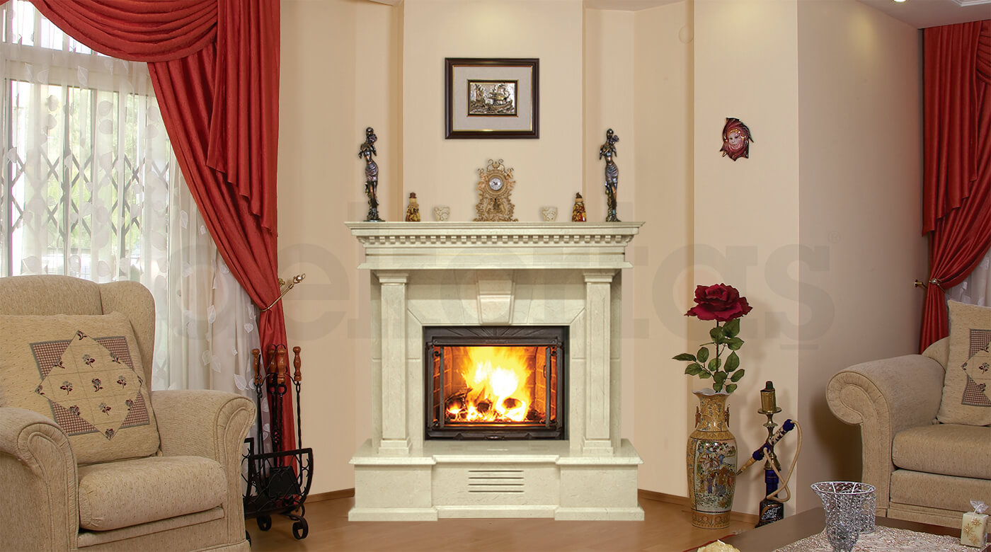 Model 215 Odunlu Şömine Modeli