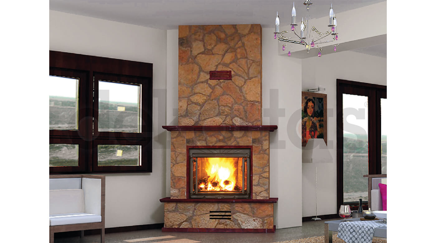 Model 376 Odunlu Şömine Modeli