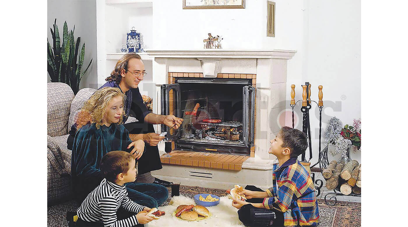 Model 483 Odunlu Şömine Modeli