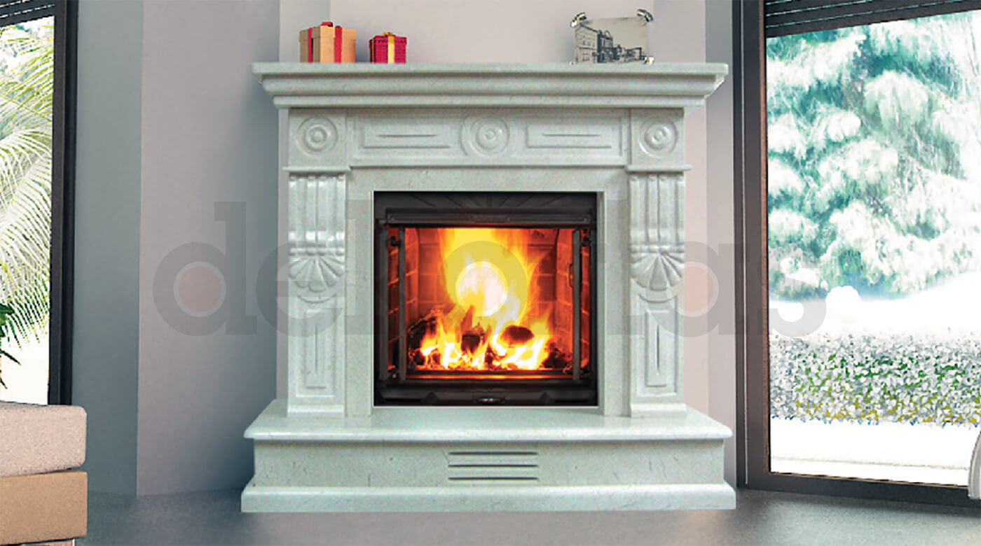 Model R12 Odunlu Şömine Modeli