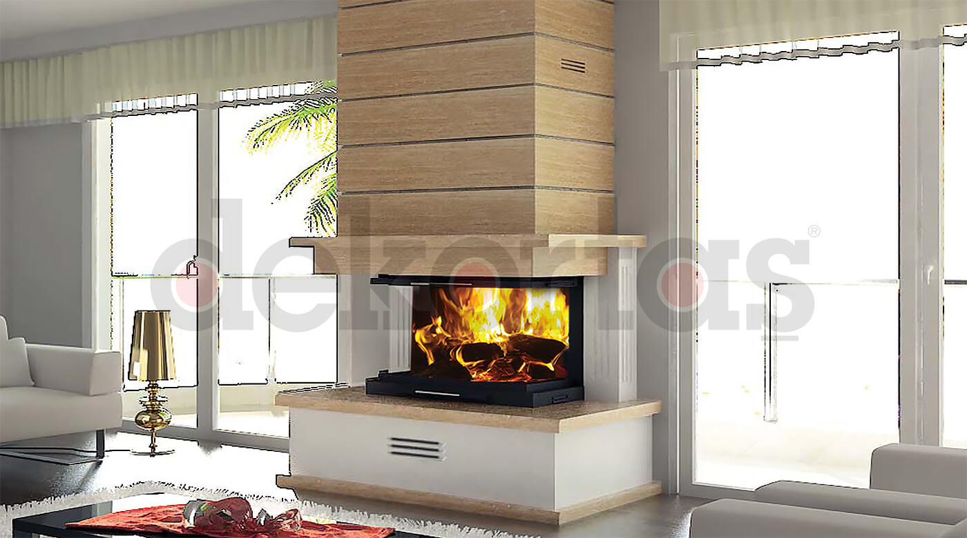 Model 845 Odunlu Şömine Modeli