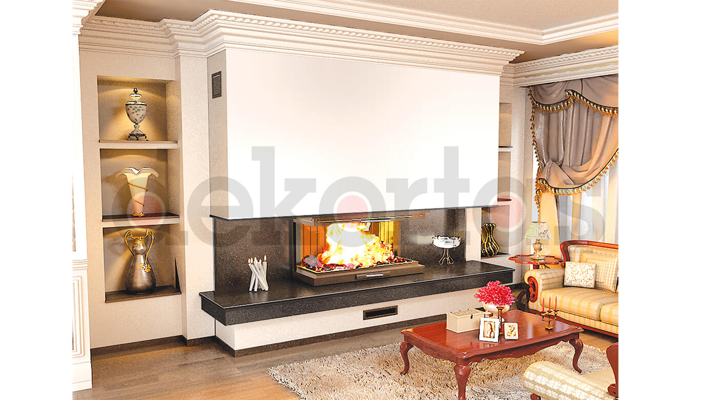 Model 859 Odunlu Şömine Modeli