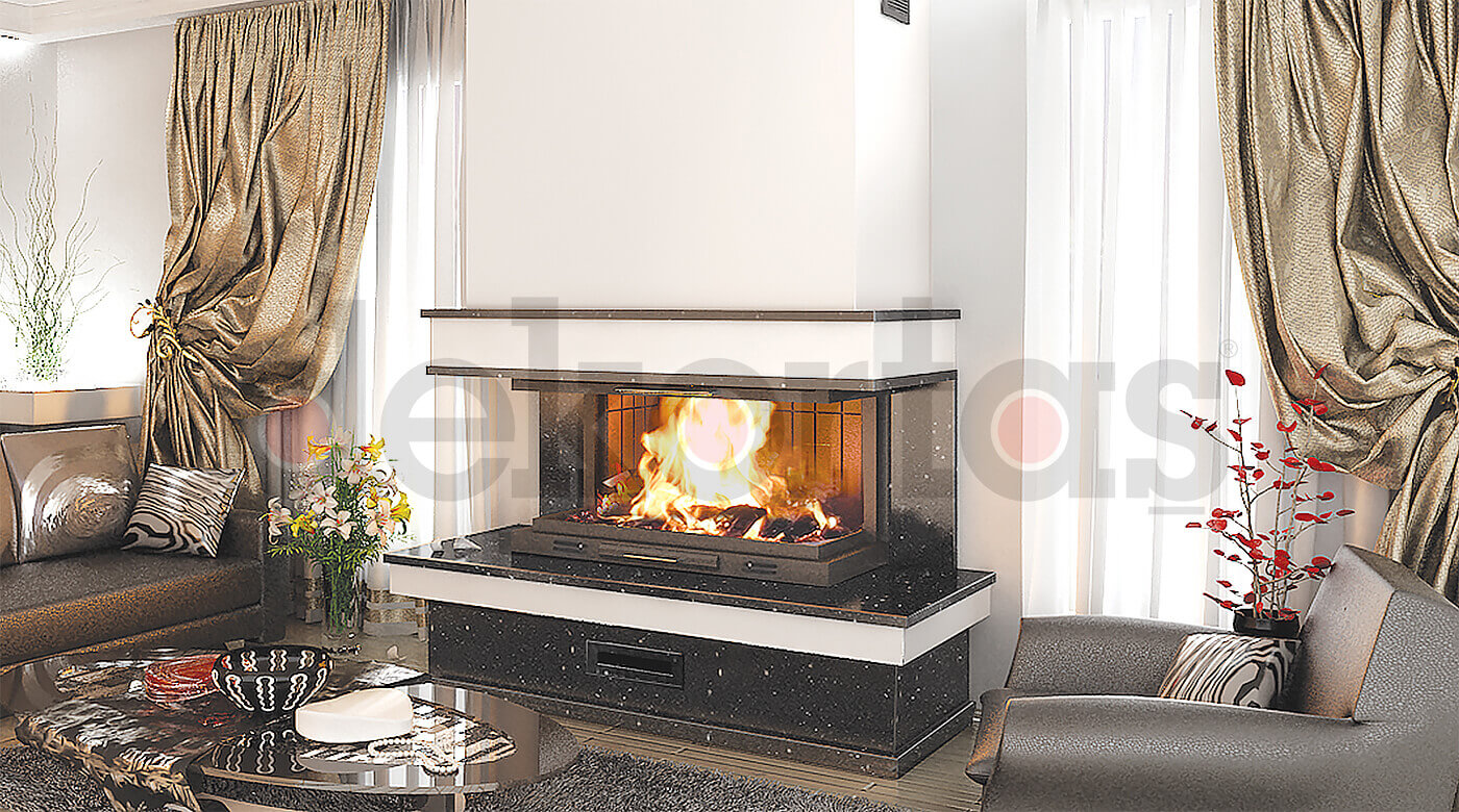 Model 861 Odunlu Şömine Modeli