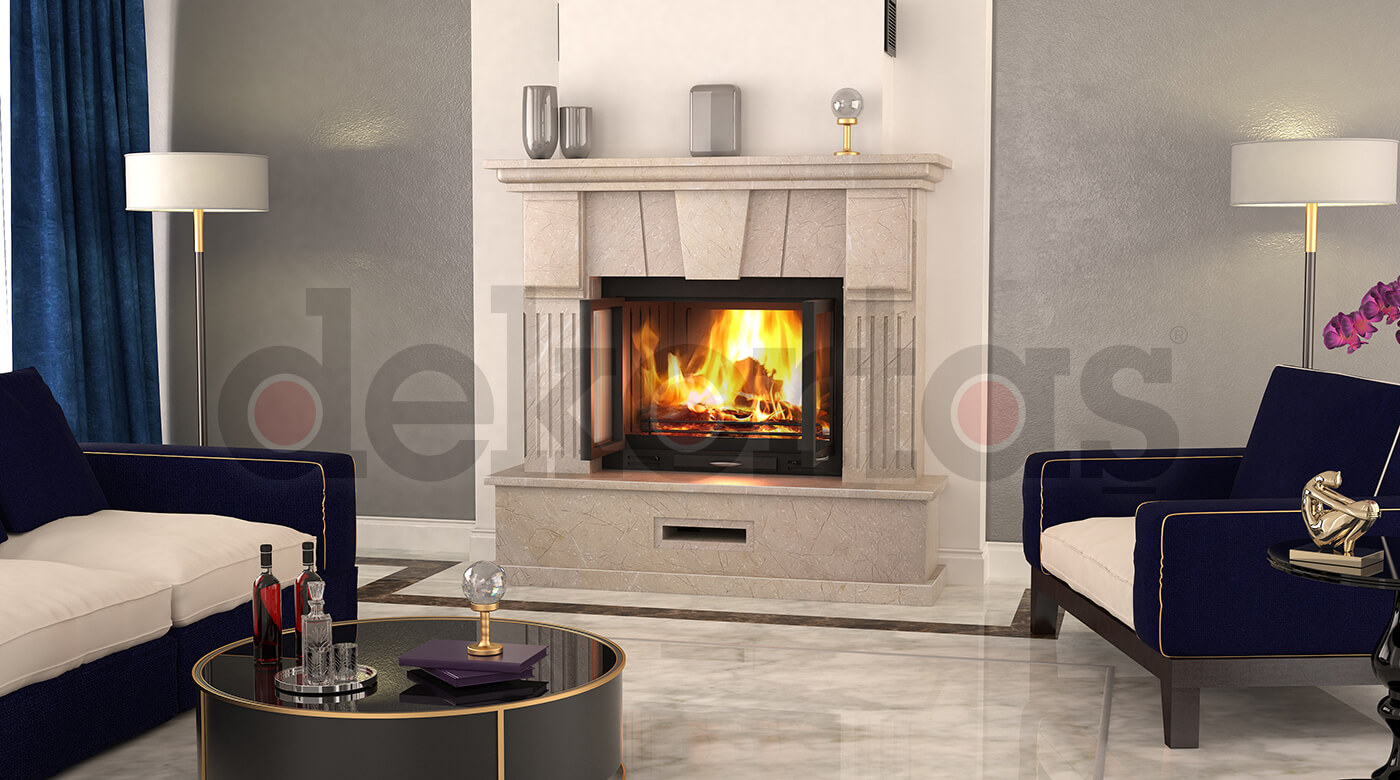 Model 314 Odunlu Şömine Modeli