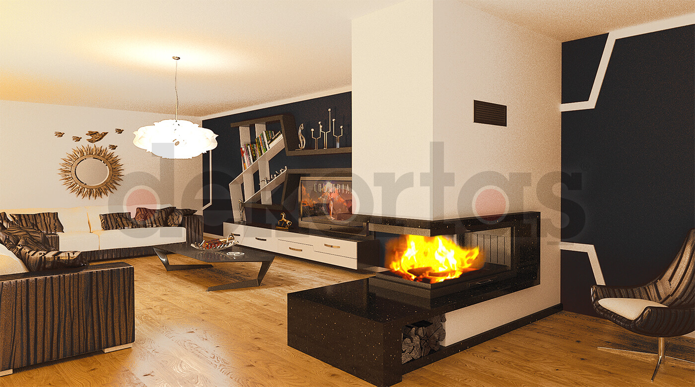 Model 862 Odunlu Şömine Modeli