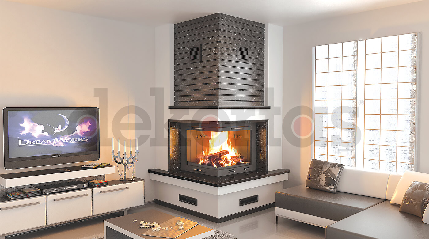 Model 902 Odunlu Şömine Modeli