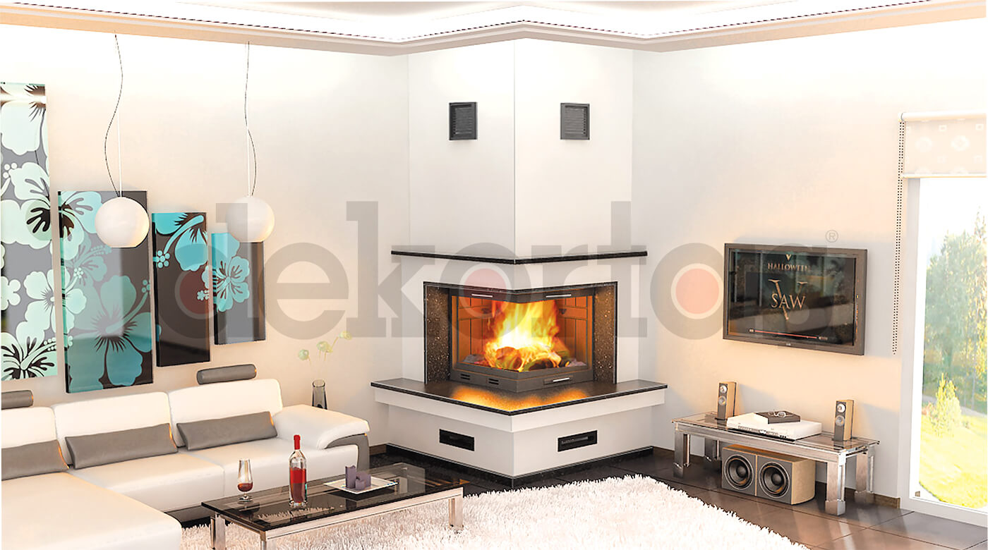 Model 907 Odunlu Şömine Modeli