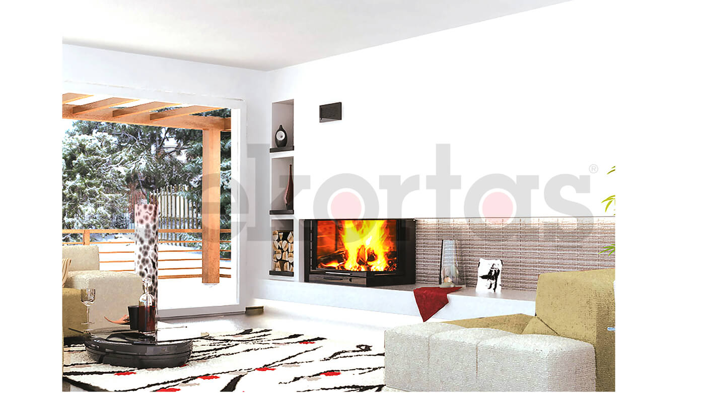 Model 936 Odunlu Şömine Modeli