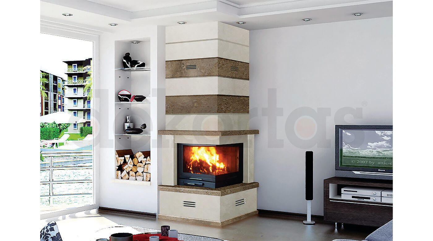 Model 939 Odunlu Şömine Modeli