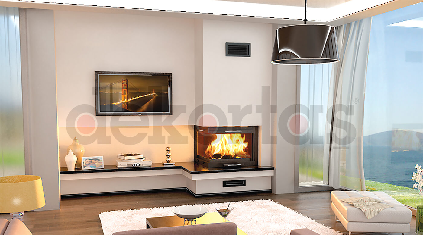Model 948 Odunlu Şömine Modeli