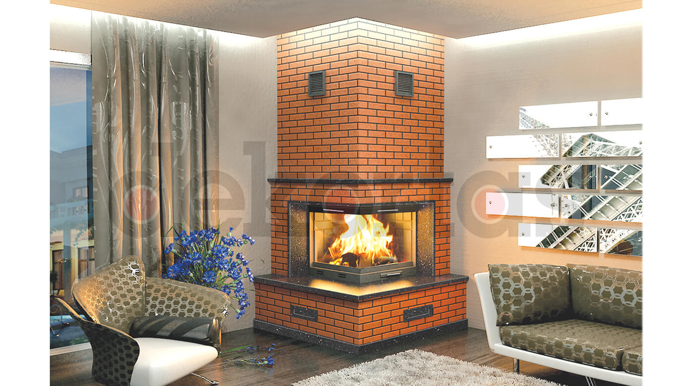 Model 983 Odunlu Şömine Modeli