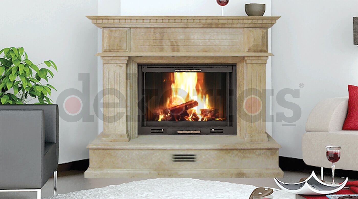 Model 615 Odunlu Şömine Modeli