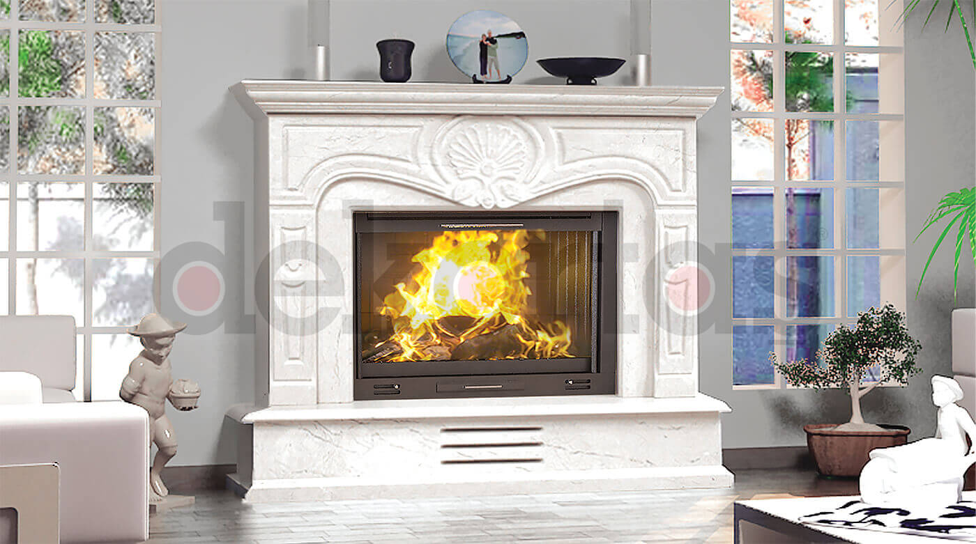 Model R14 Odunlu Şömine Modeli