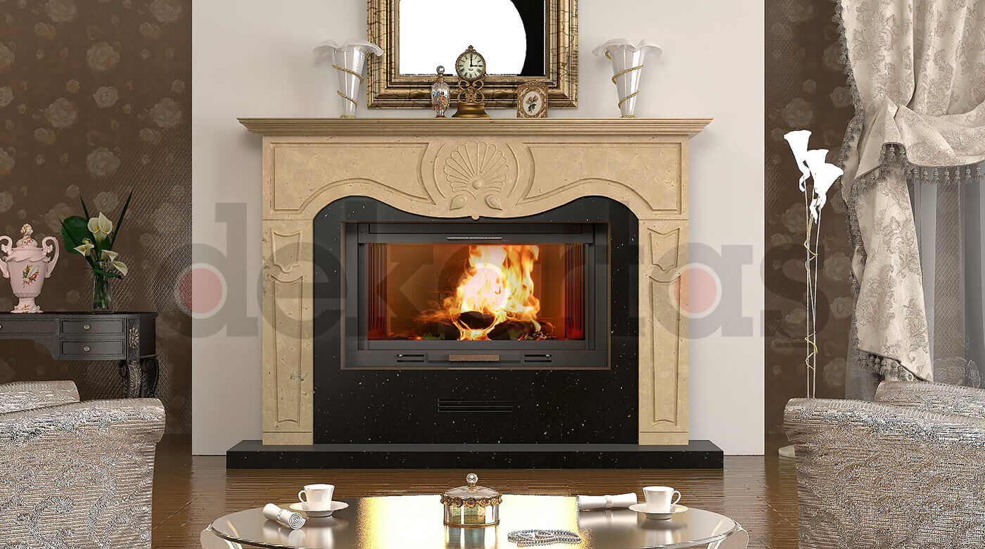 Model R14 Odunlu Şömine Modeli