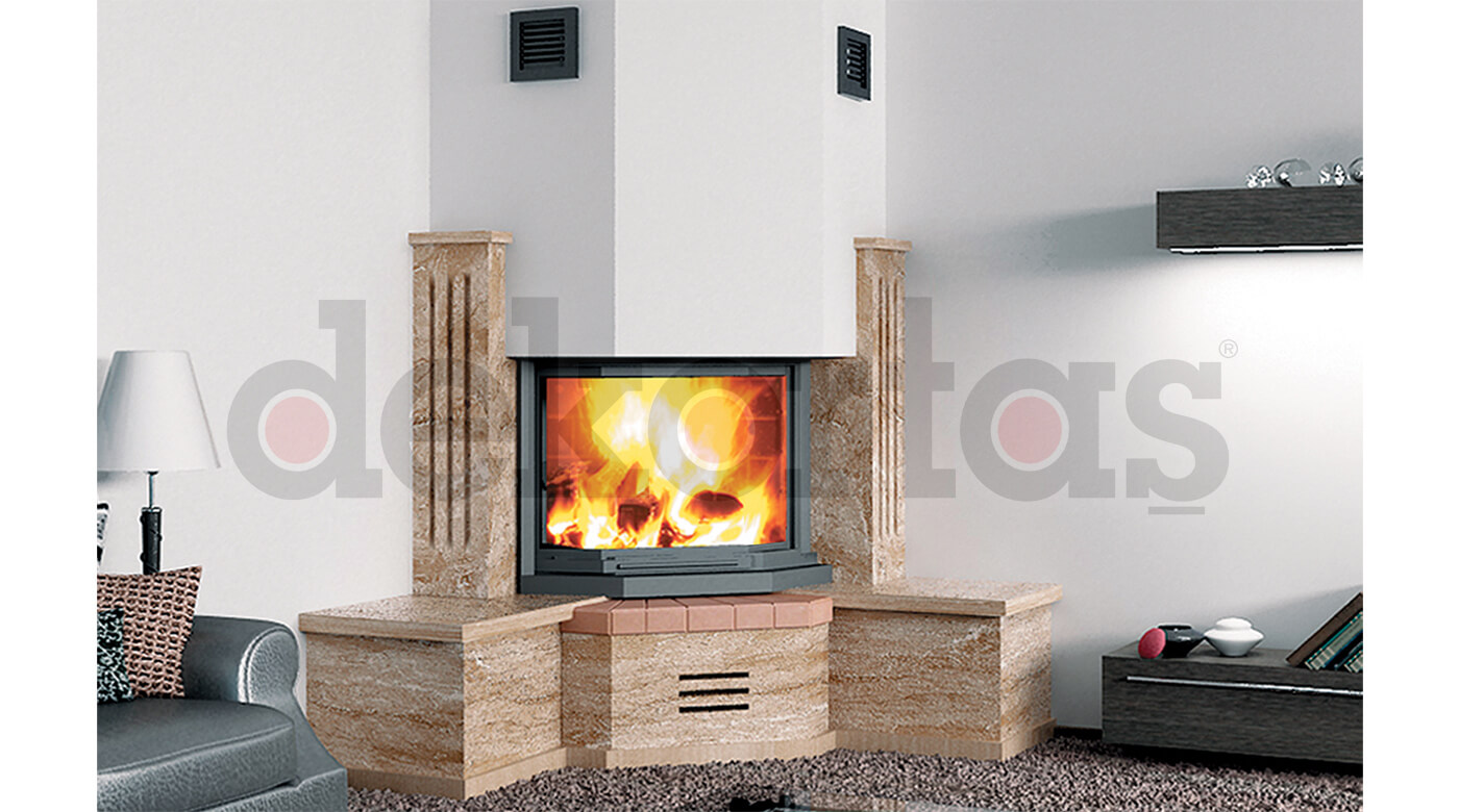 Model 920 Odunlu Şömine Modeli